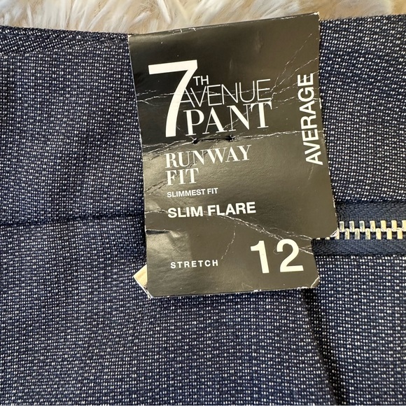 New York & Company Women’s Blue Slim Flare Trouser Pants Size: 12 NWT - Picture 5 of 8